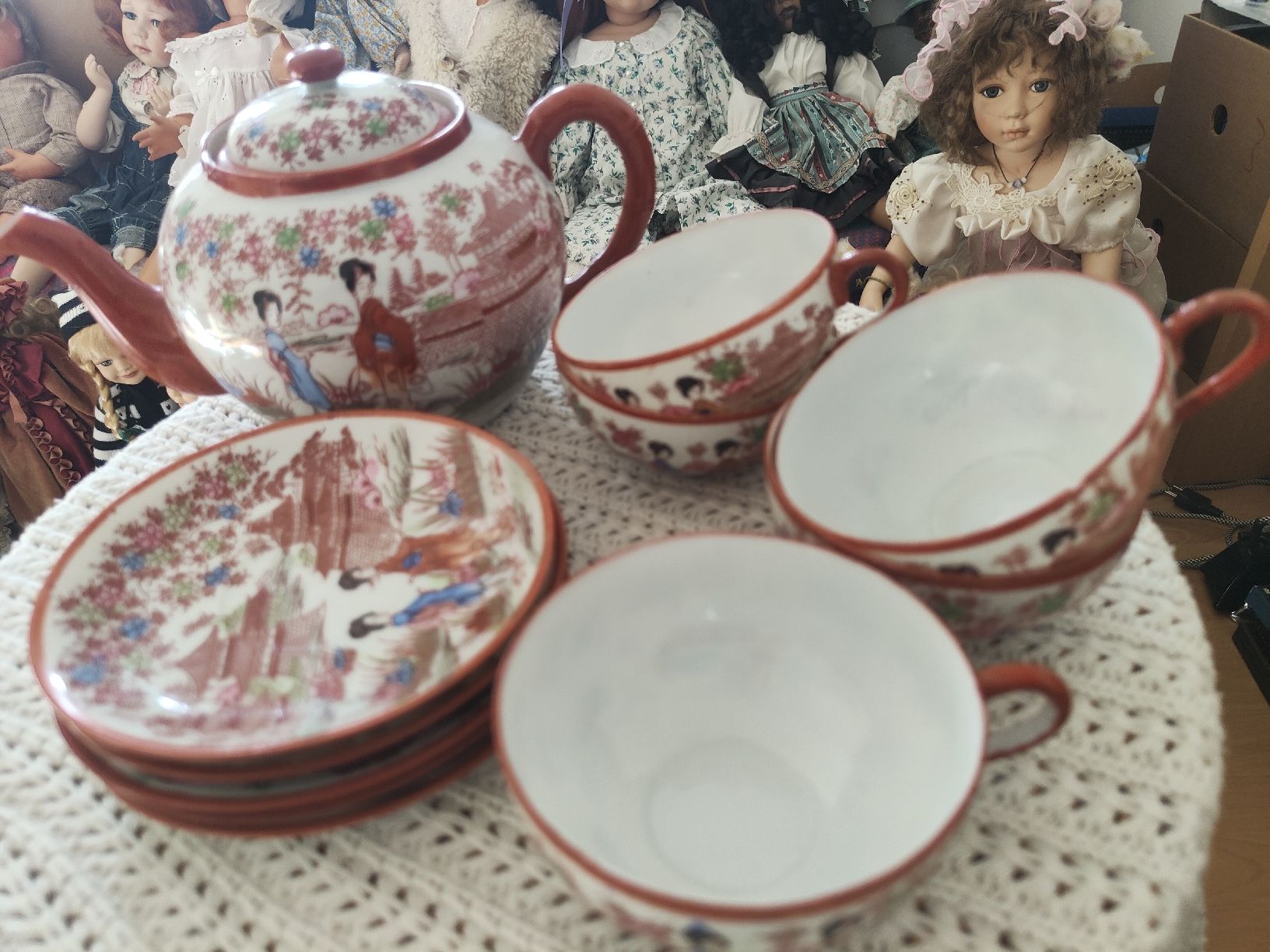 Geschirrsets: Chinesisches Porzelan Tee-Set 5Tlg – Gebraucht aus Gossau SG von mog_2q7f