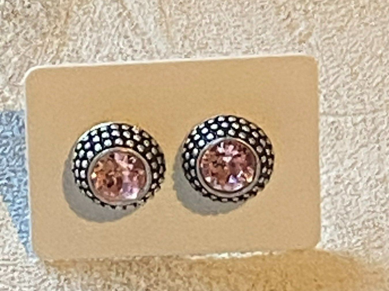 Orecchini pendenti & Orecchini a lobo: OHRSTECKER SWAROVSKI CRYSTALS,ROSA – Nuovo e nell'imballaggio originale da Meienried venduto da ManuelaBoutique 5