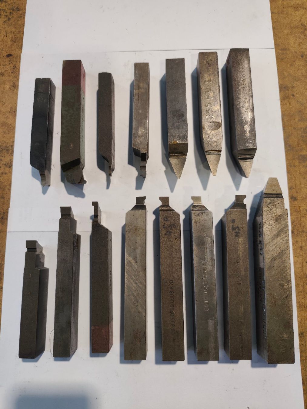Alle Werkzeuge: diverse HSS Drehstähle MP080 – Gebraucht aus Arbon von millpoint