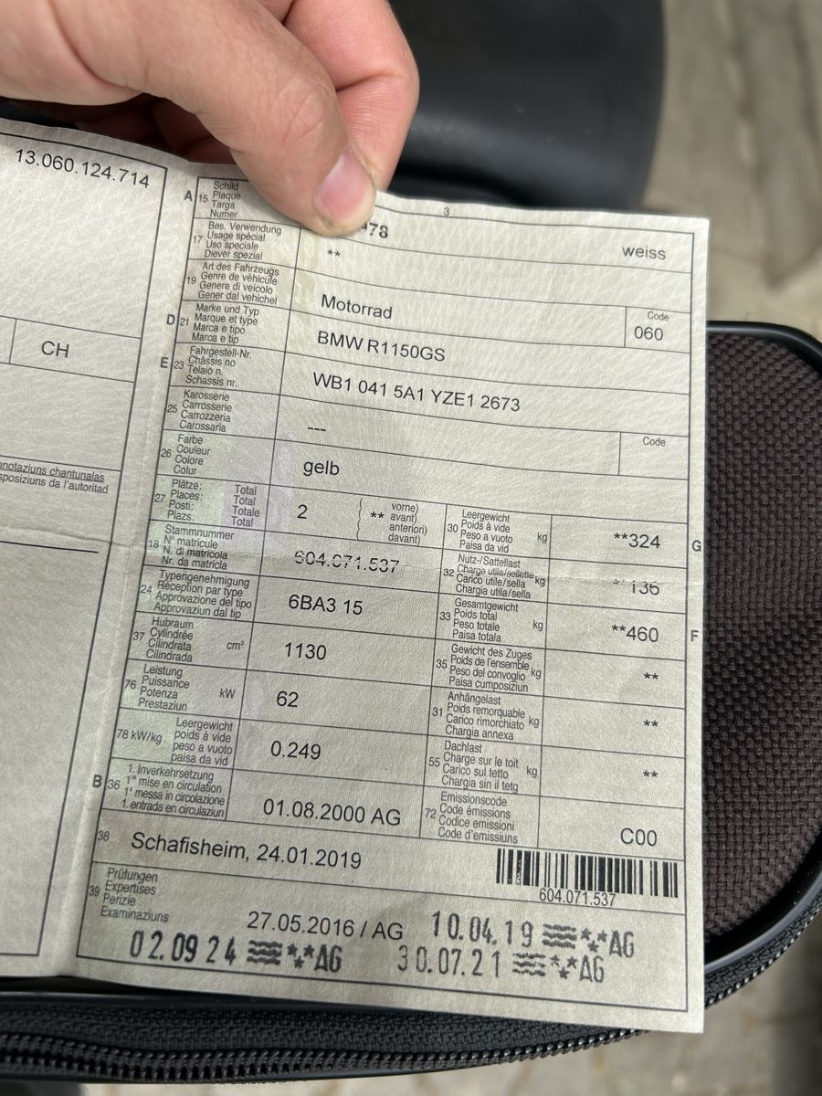 BMW Touring: BMW R 1150 GS – Usato da Ehrendingen venduto da liraeus456 4