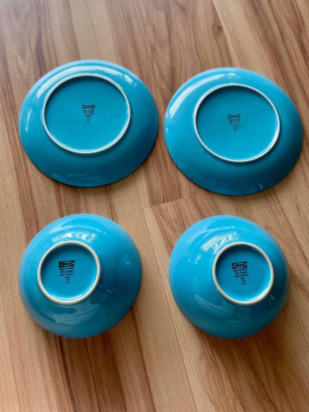 Ikea Set di piatti: 2 turkis IKEA Frühstückssets – Usato da Zug venduto da mon_8wg6 2