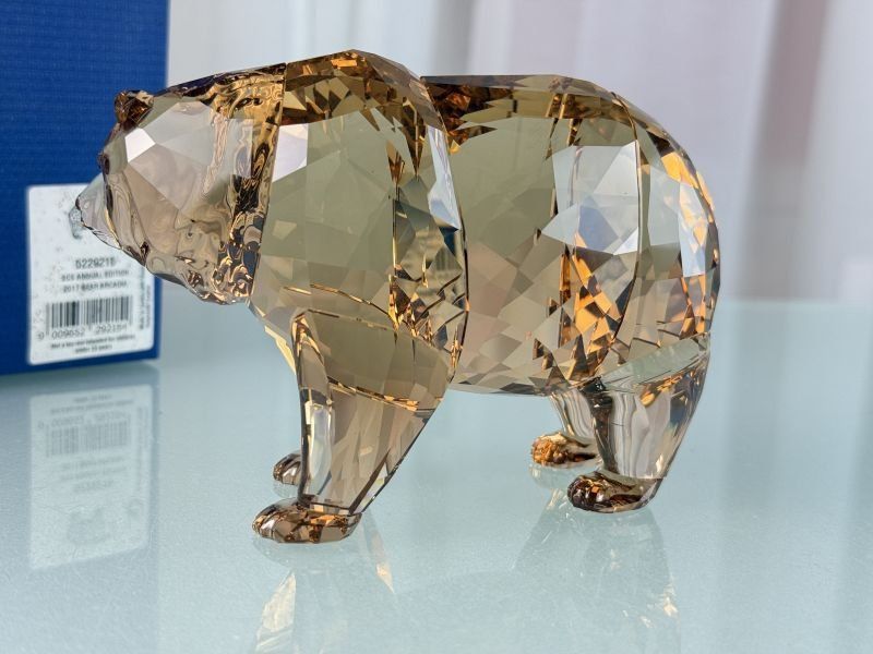 Swarovski Statuette: Swarovski SCS Bär Arcadia 2017 – Nuovo e nell'imballaggio originale da Vaduz venduto da SVL 1