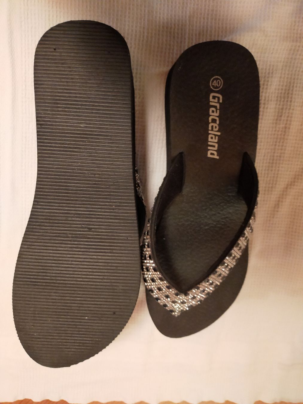 Scarpe da donna: GRACELAND Flip-Flop Gr.40 – Nuovo (secondo la descrizione) da Oberhofen TG venduto da tryxta 1