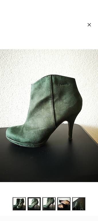 Tamaris Scarpe da donna: Ankleboots Tamaris grün 39 – Usato da Ebikon venduto da isa_xjb2