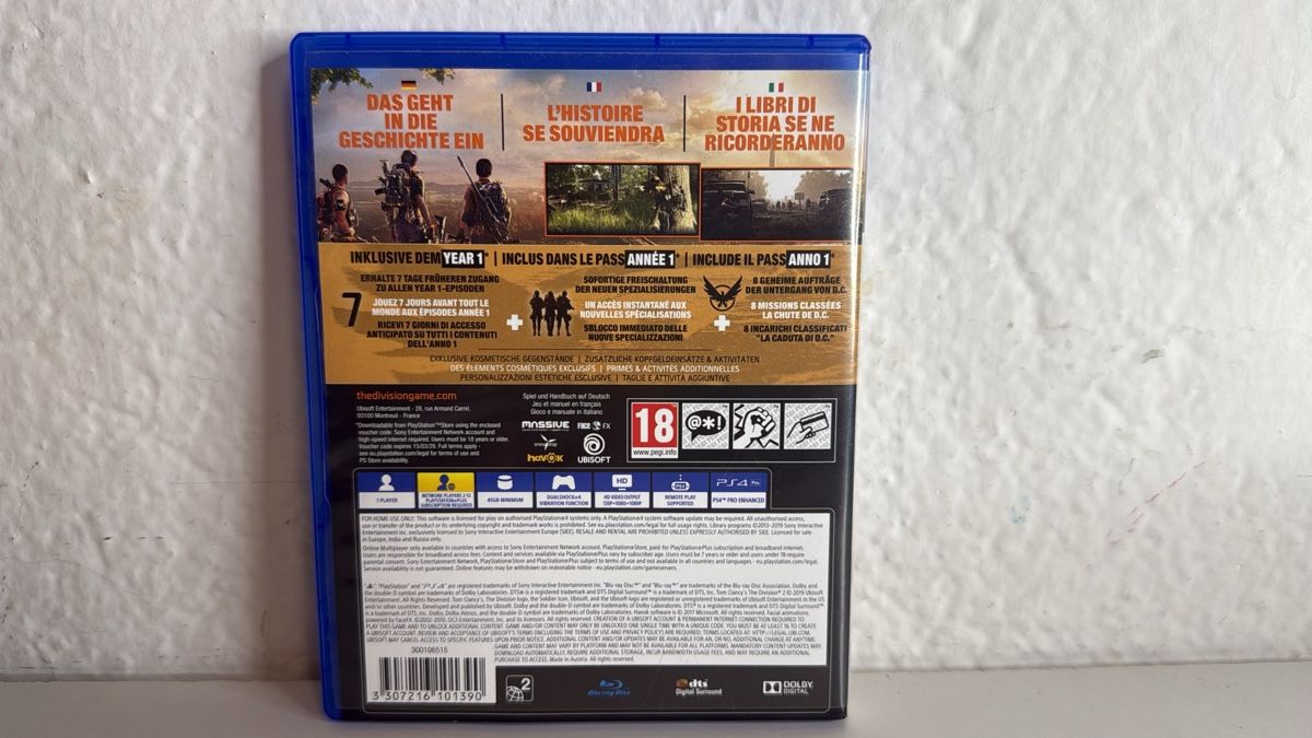 Sony Spiele: Tom Clancy's The Division 2 Gold Edition PS4/PS5 Game – Gebraucht aus Ehrendingen von bubulence 1