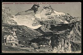 AK Klausenstrasse, Hotel Klausen-Passhöhe mit Scheerhorn