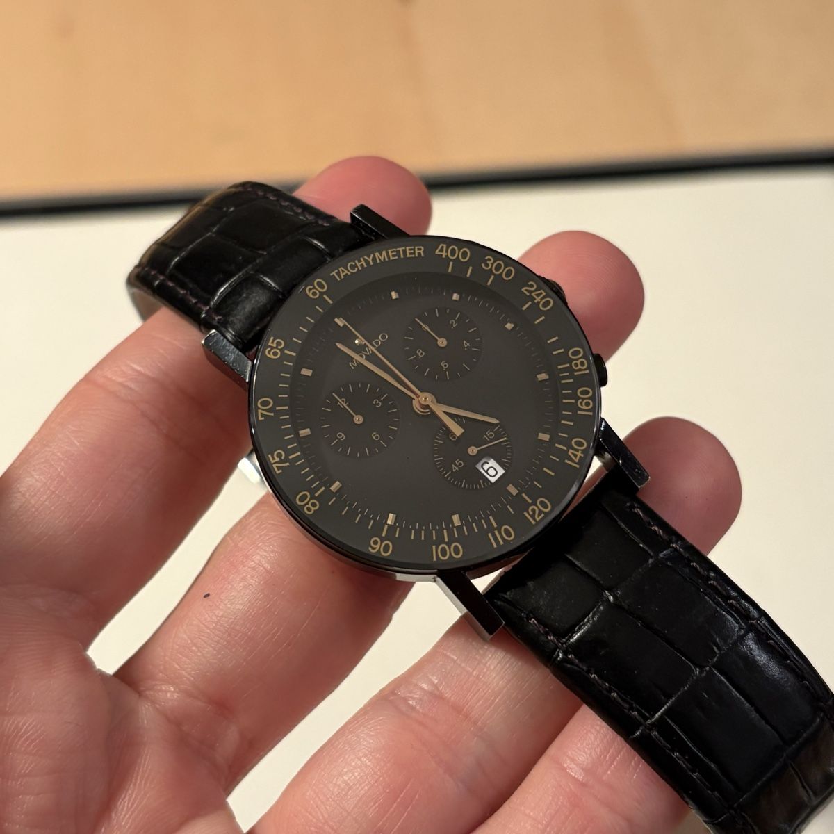 Movado Orologi: Movado Quarz Chronograph – Usato da Winterthur venduto da LaBodega 6