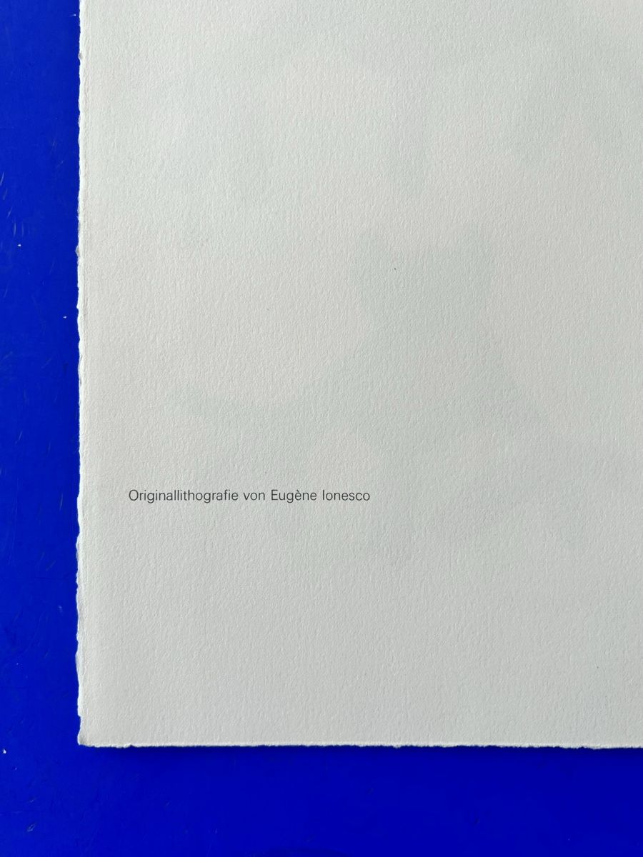 Grafiken & Lithographien: Ionesco Eugene Original- Litho Erker Verlag 1987 – Gebraucht aus Adliswil von buch_und_kunst 2