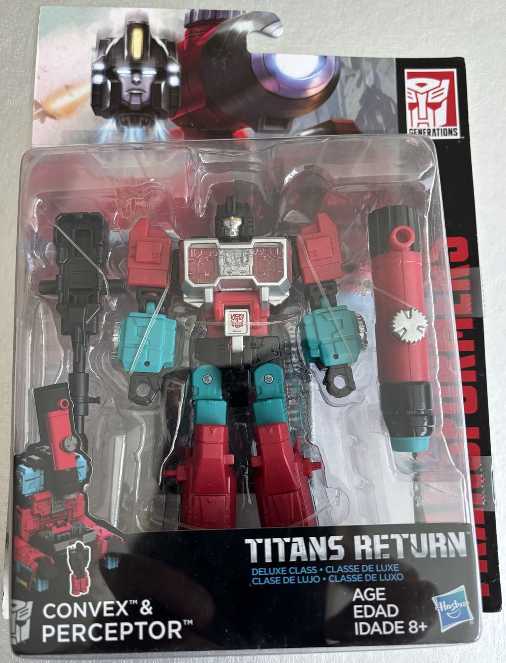 Hasbro Statuette: Transformers Titans Return Perceptor (Deluxe Class) – Nuovo e nell'imballaggio originale da Founex venduto da spf_b7sg