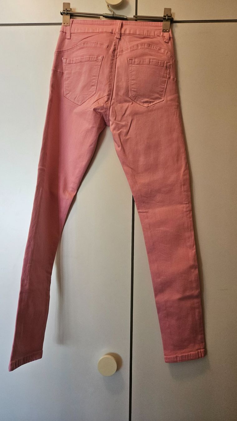 Pantaloni: Pantaloni rosa tg.S cotone – Usato da Melano venduto da H-Sara 1