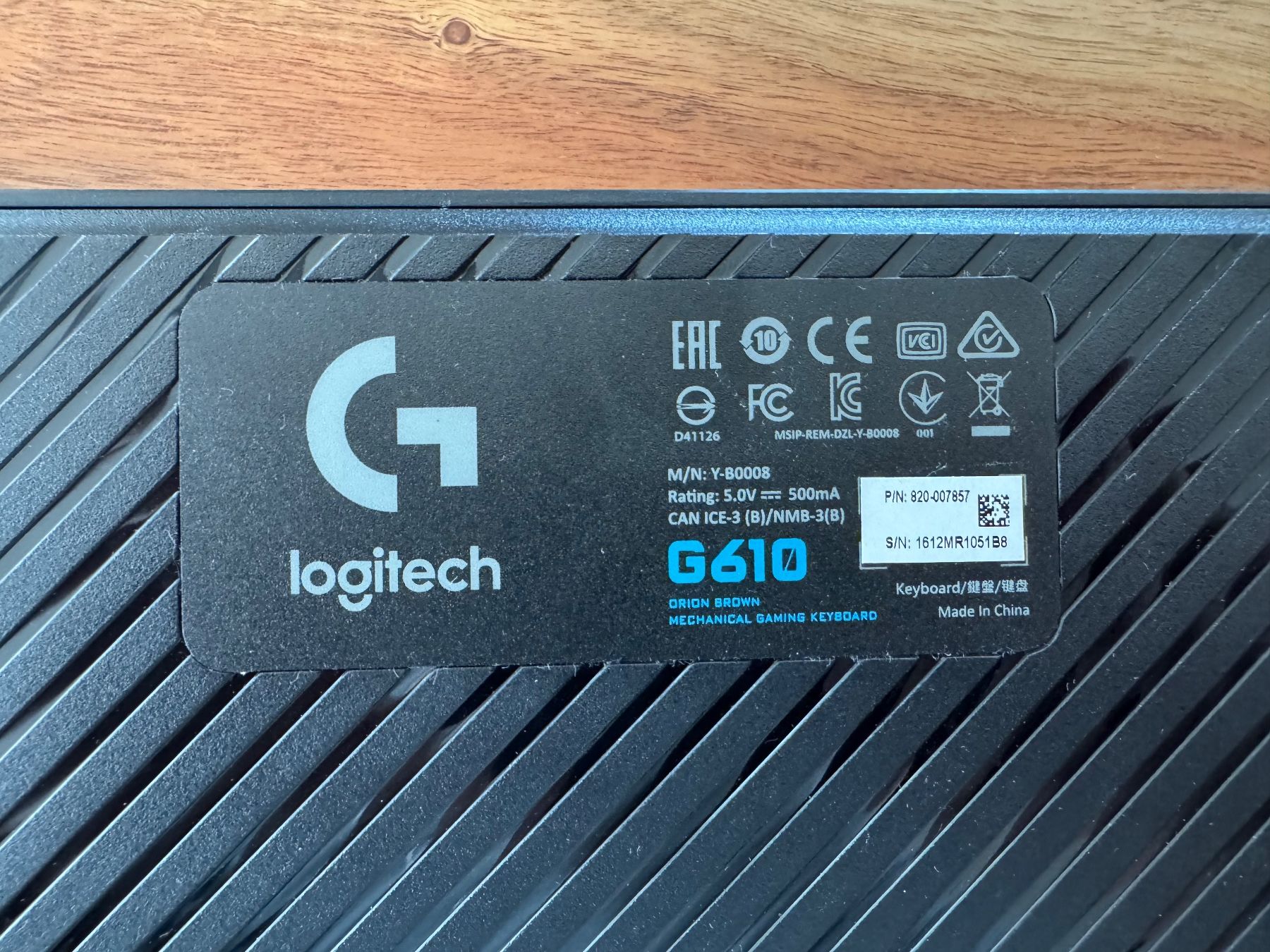 Logitech Tastiere: Logitech G610 Keyboard – Usato da Ostermundigen venduto da SecondHandster 1