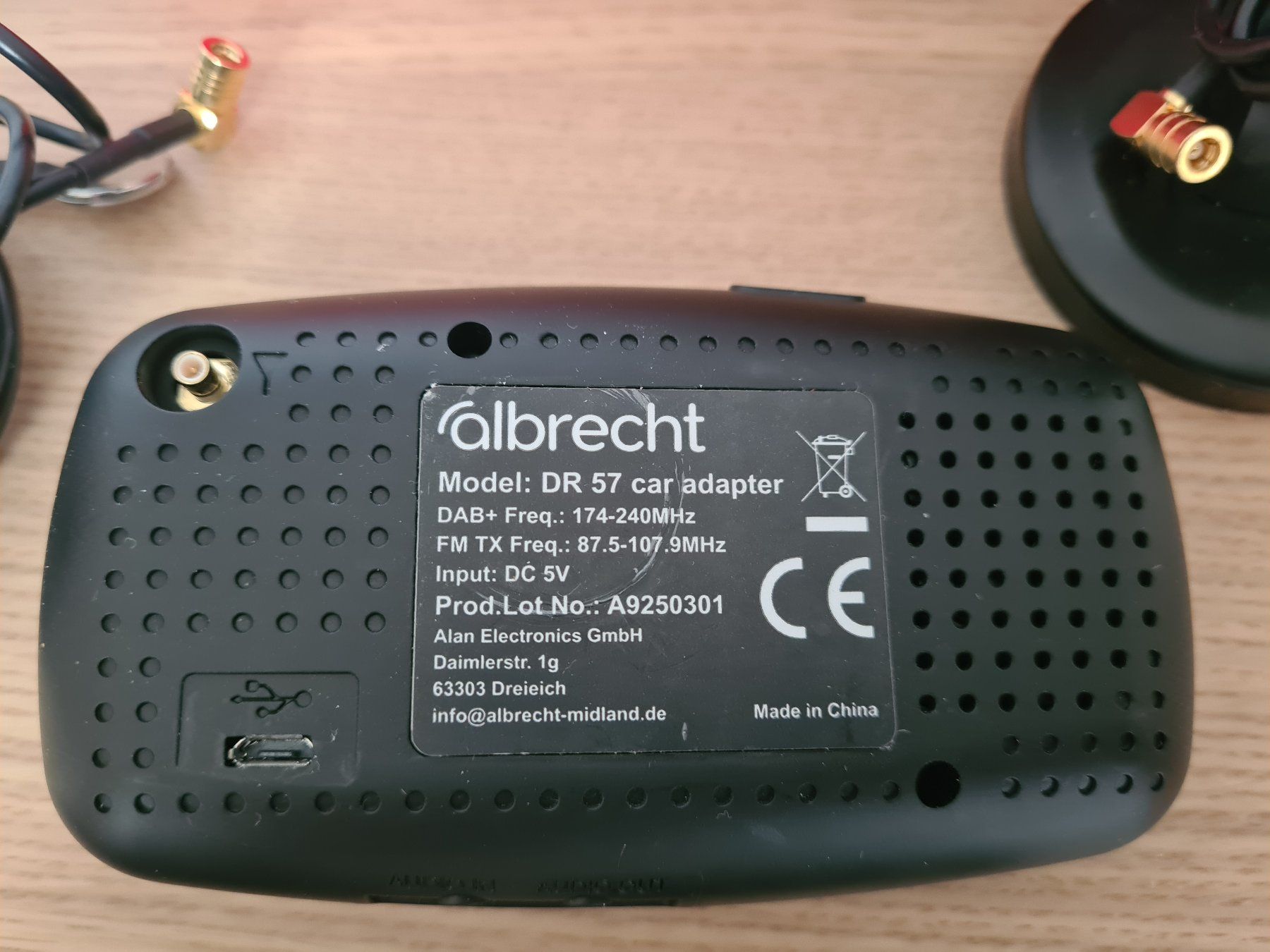 Radio: Albrecht DR57 DAB+ Empfänger Freisprechfunktion – Usato da Zürich venduto da Agios 3
