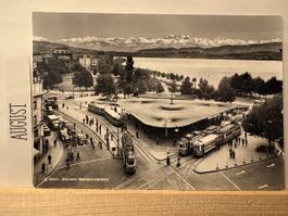 AK von Zürich Bellvueplatz ( früher )