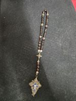 Rosenkranz mit Filigrankreuz Silber guter Zustand