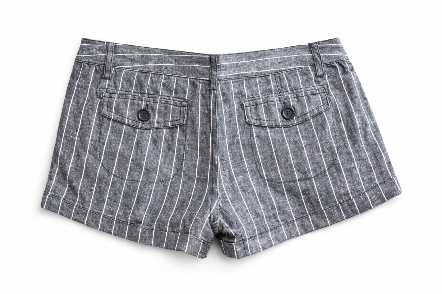 Pantaloni: Elegante Shorts Grau Gestreift Damen – Nuovo (secondo la descrizione) da Fully venduto da VaneaSelection 3