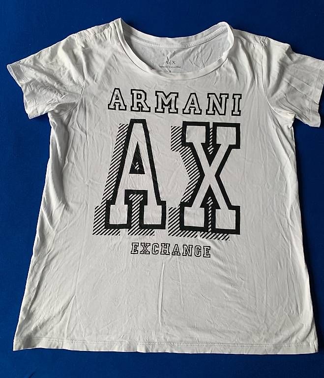 Armani T-shirt: Armani Exchange T-Shirt weiss gr. S – Usato da St. Gallen venduto da mar_rkm7
