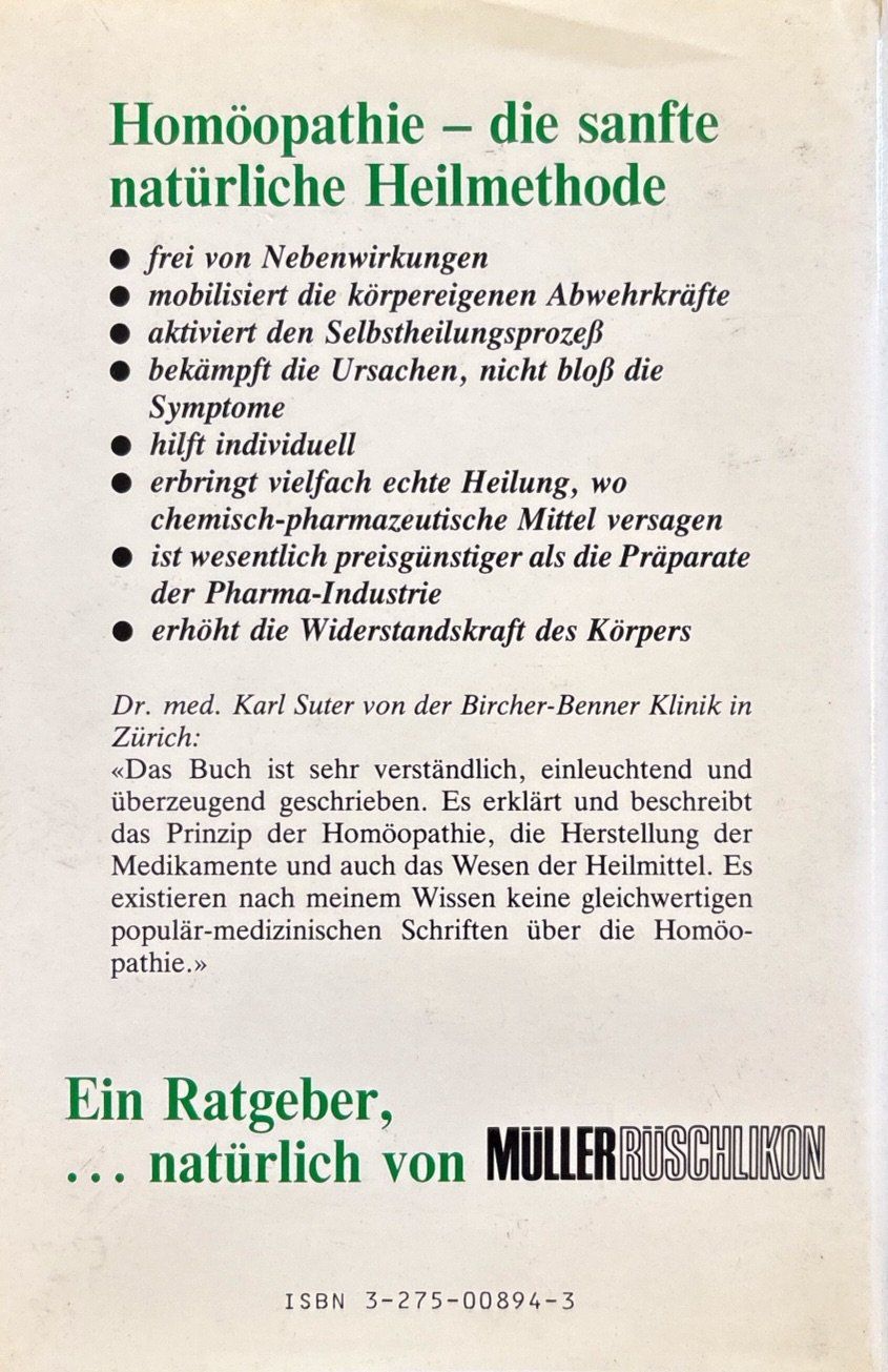 Libri: So heilt Homöopathie – Nuovo (secondo la descrizione) da Sarnen venduto da Livres 1