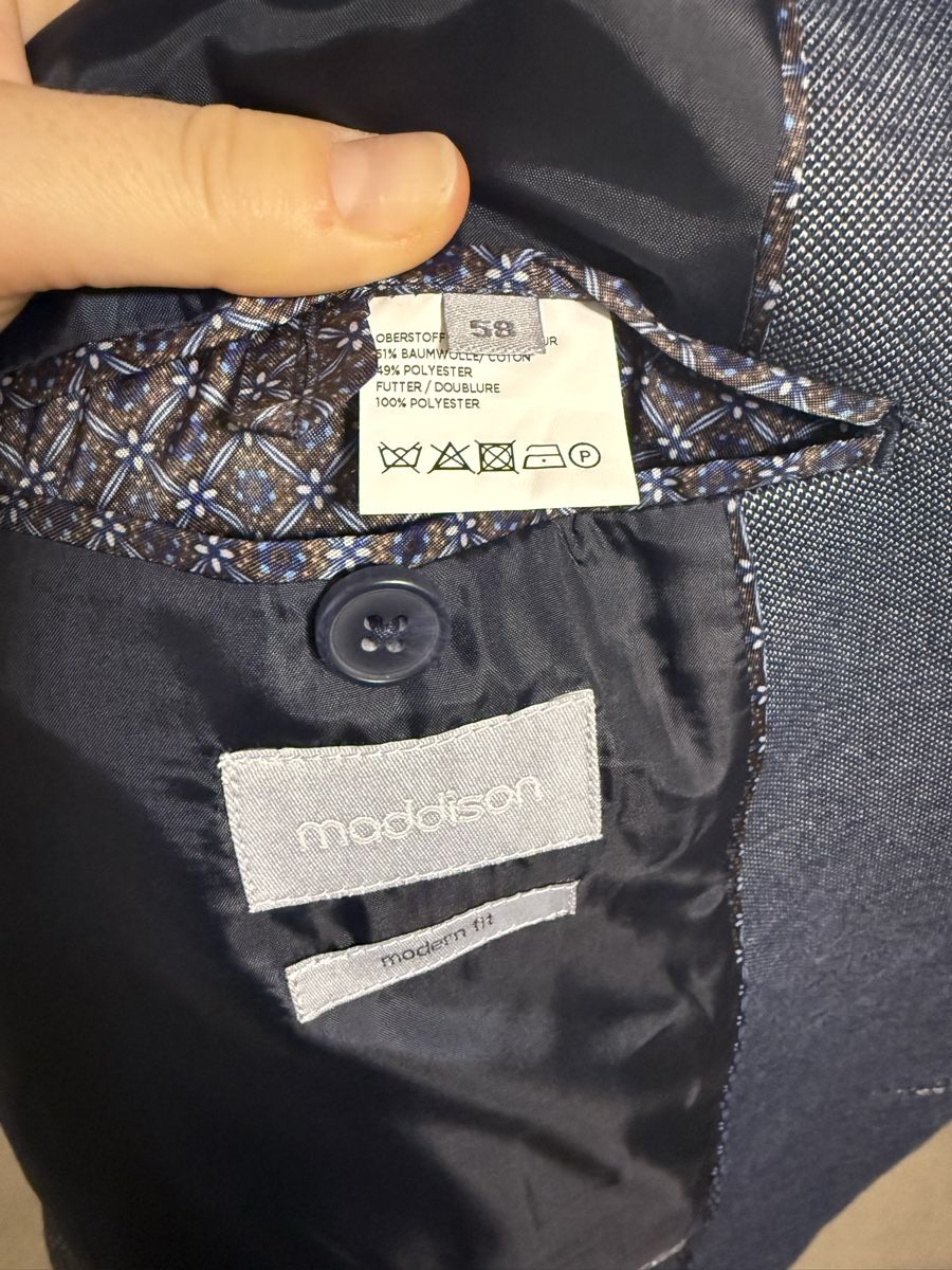 Maddison Jacken: Giacca uomo blu Maddison,taglia 58, perfetta – Gebraucht aus Ludiano von sheshe26 5