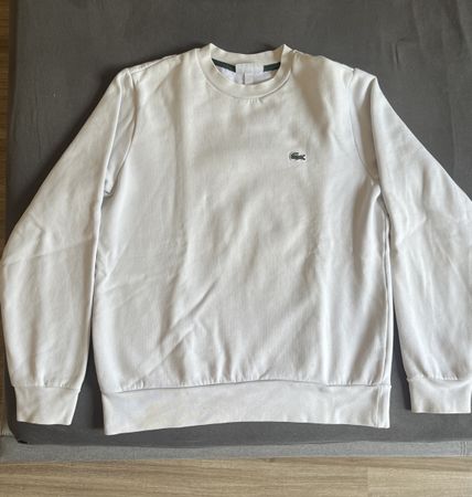 Originaler Lacoste Crewneck in Weiß