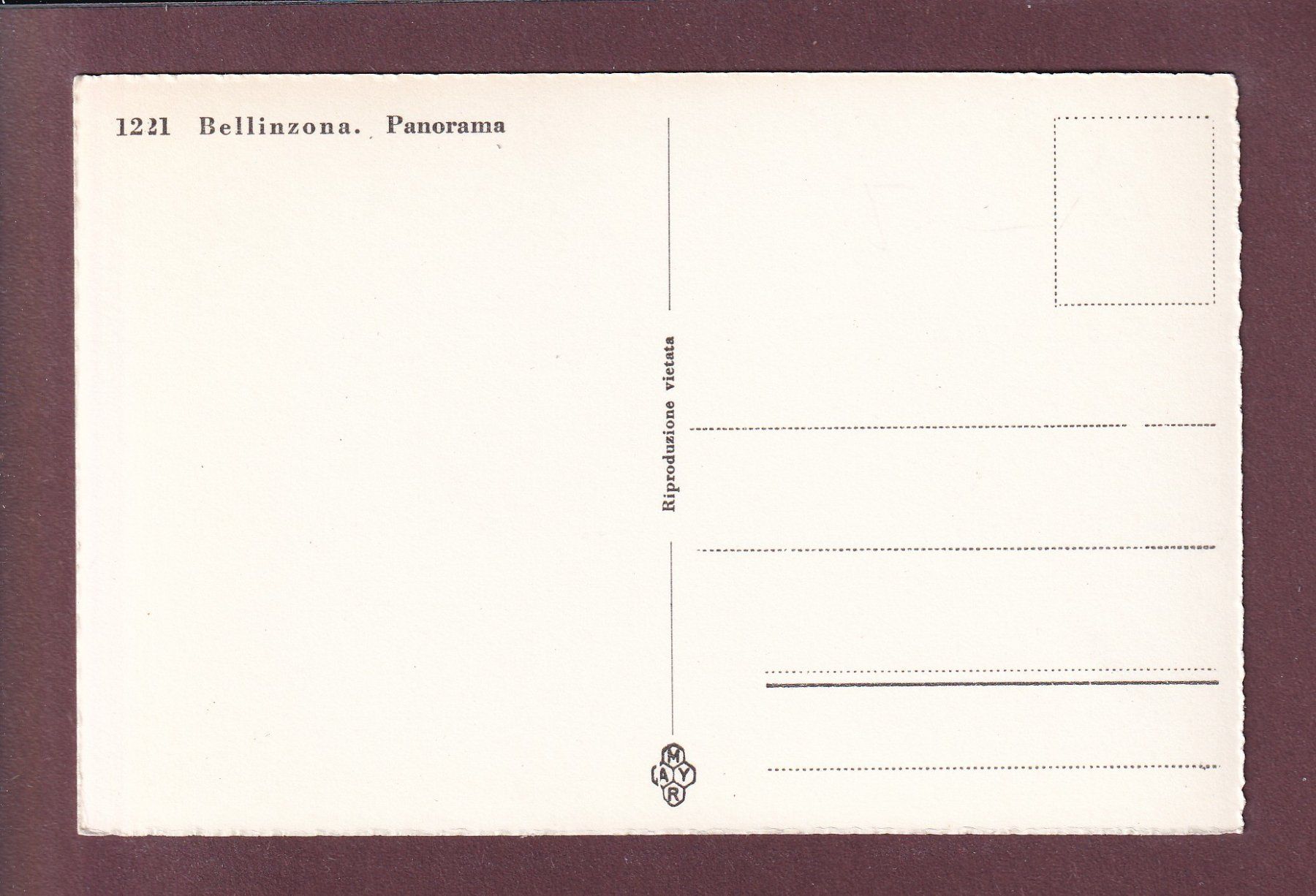 Ansichtskarten: BELLINZONA - Stazione – Gebraucht aus Pully von nicecards 1