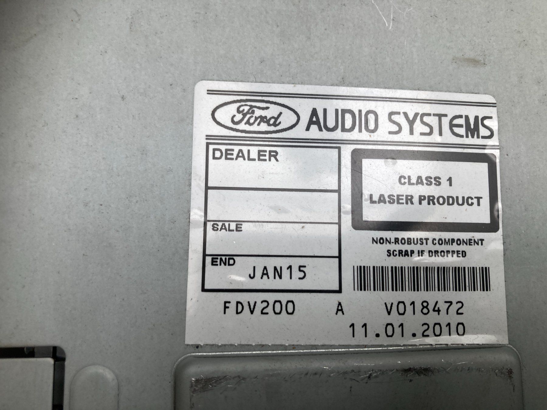 Radio: Ford 6000 CD Autoradio - Ford Transit – Usato da Cham venduto da WB2223 1