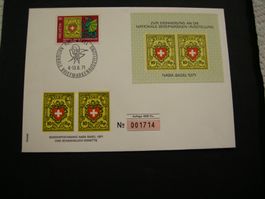 1971, NABA BASEL 1971, NATIONALE BRIEFMARKEN - AUSSTELLUNG