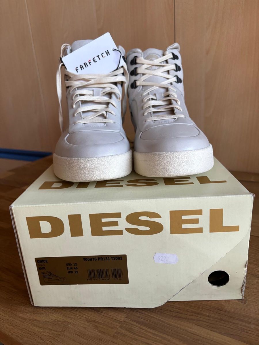 Diesel Scarpe da uomo: Diesel Onice Leather Sneakers – Nuovo e nell'imballaggio originale da Ascona venduto da GioeleS