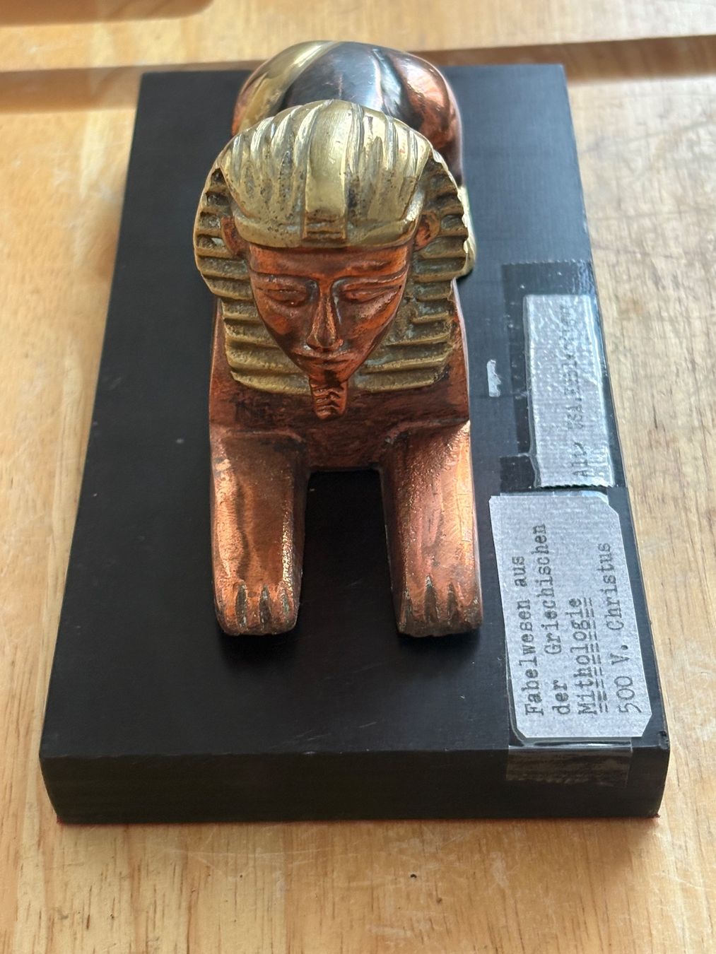 Statuette: Antike Sphinx Figur, Kühlerfigur, Bronze/Kupfer – Usato da Frick venduto da Rukki 4