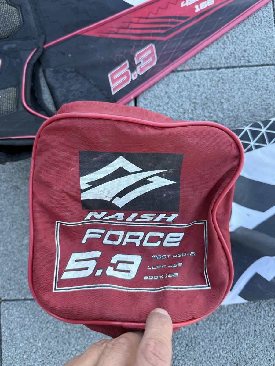 Naish Surf: Segel Naish FORCE 5.3 Windsurfen – Usato da Erlinsbach SO venduto da n123h 2