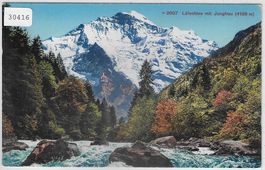 Lütschine mit Jungfrau - Litho