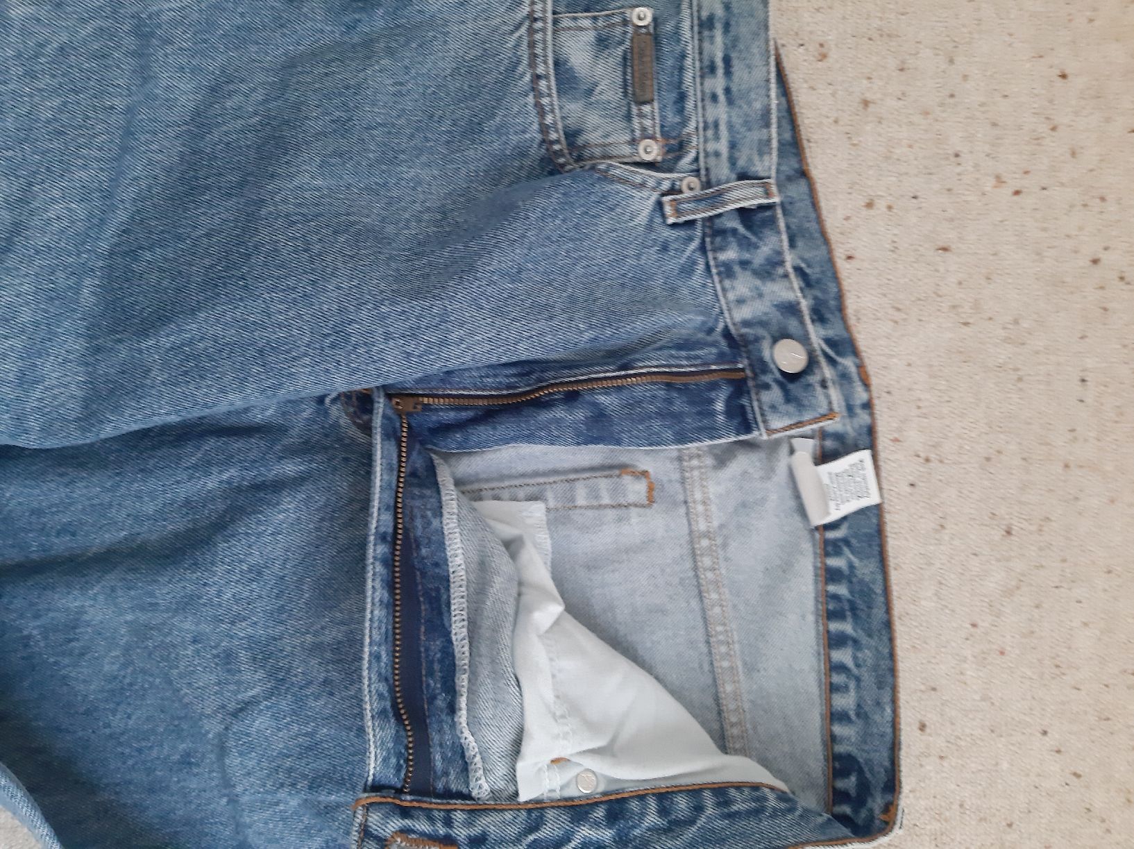 Calvin Klein Jeans: Calvin Klein Jeans, Gr. 32/12, hellblau, stonewashed – Usato da Effretikon venduto da Misterdyn 1