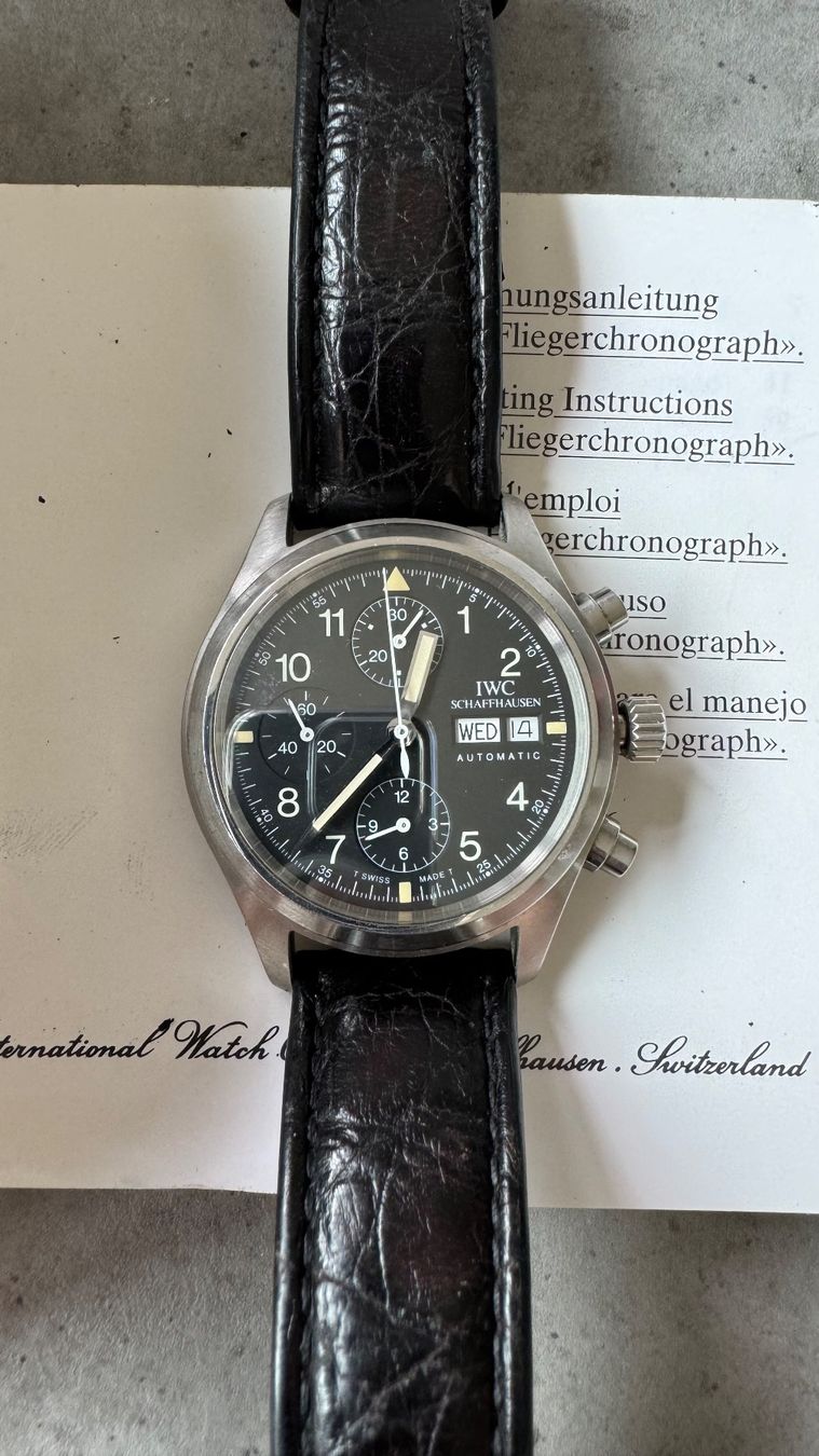 IWC Orologi: IWC FLIEGERCHRONOGRAPH  39mm FULL SET – Usato da Bubikon venduto da Mtr1608 1