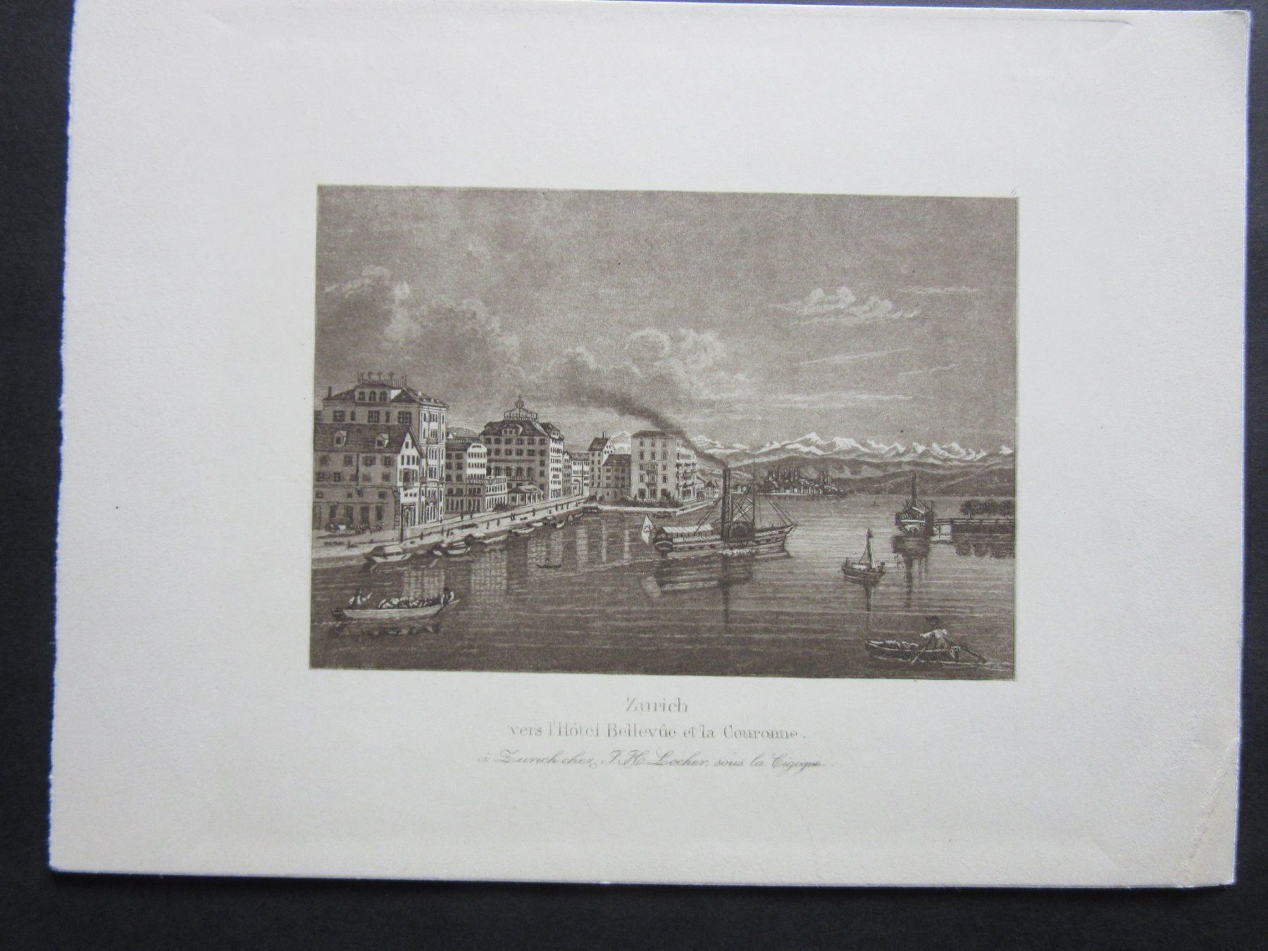 Incisioni: ZÜRICH AQUATINTA – Usato da Gersau venduto da grafik-kunst 1