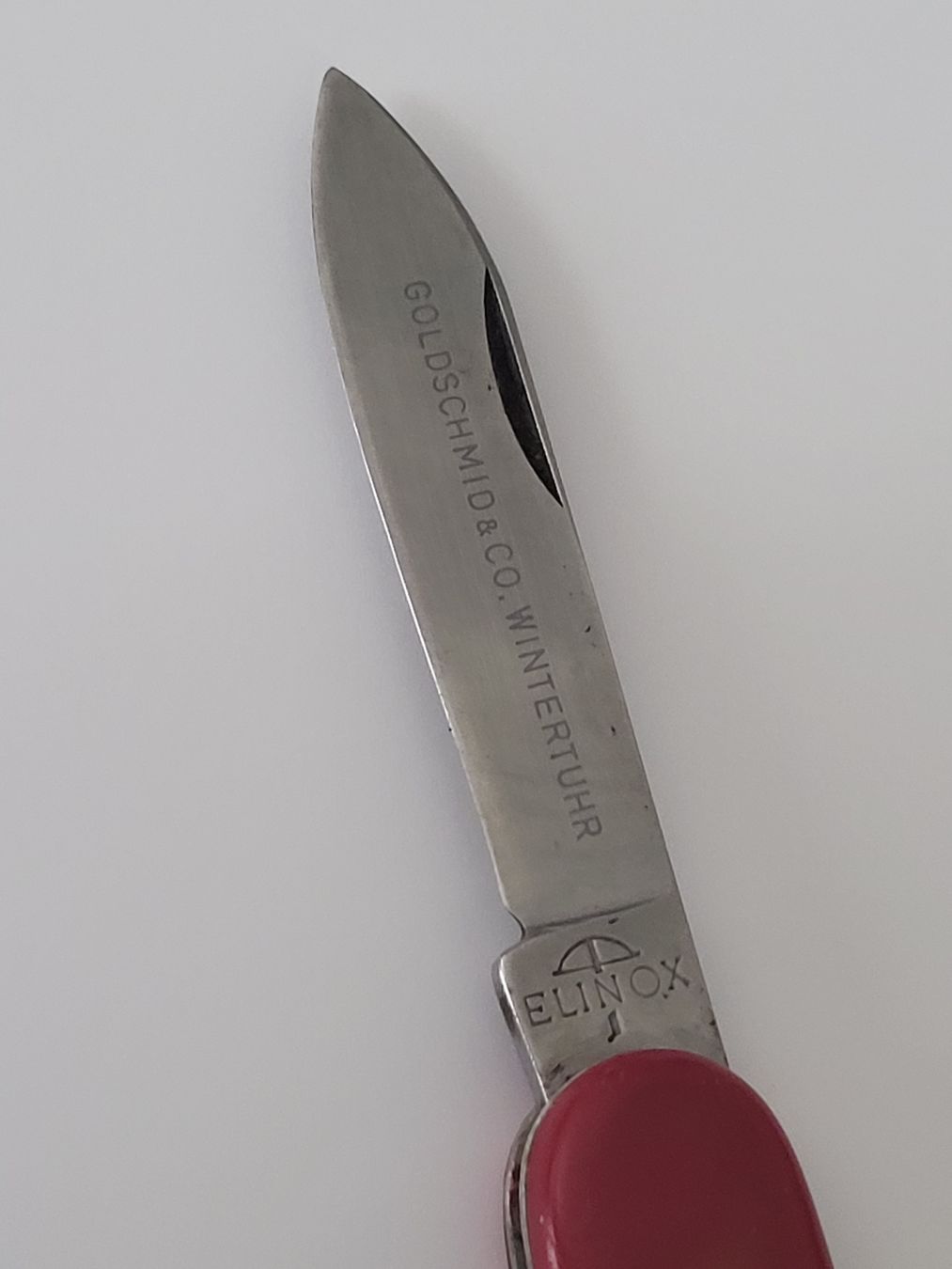 Victorinox Coltelli tascabile: Taschenmesser Goldschmid WINTERTHUR rot Elinox – Usato da nunningen venduto da mic_88k2 2