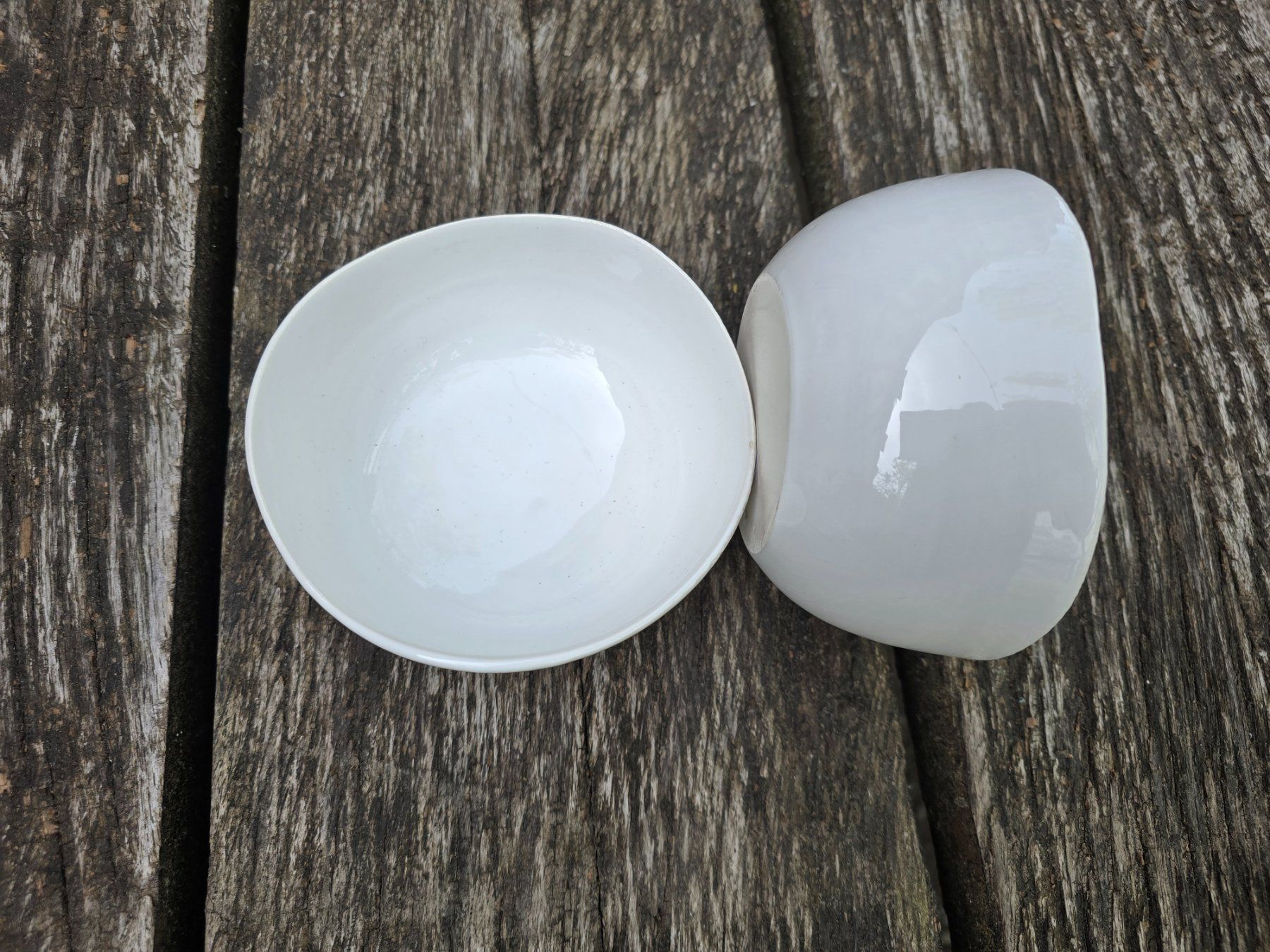 Ciotole: Keramik: filigrane Schale weiss/weiss-ANGEBOT – Nuovo (secondo la descrizione) da Romanshorn venduto da Rachacha 1