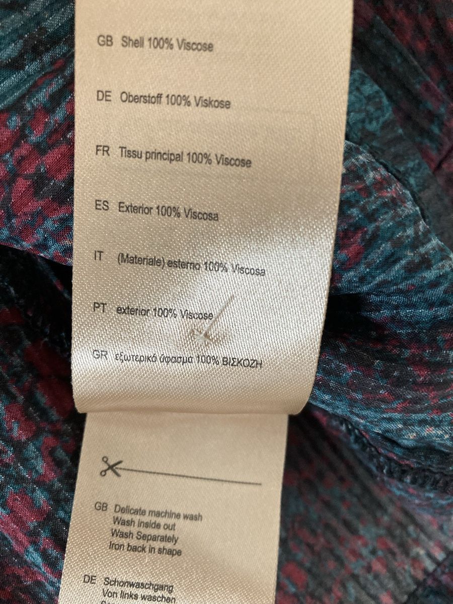 Maison Scotch Camicette: Scotch & Soda Bluse gemustert Viskose Grösse 38 – Usato da Zürich venduto da Timbera 3