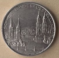 Seltene Zürcher Aluminium Pavillon Medaille von 1939