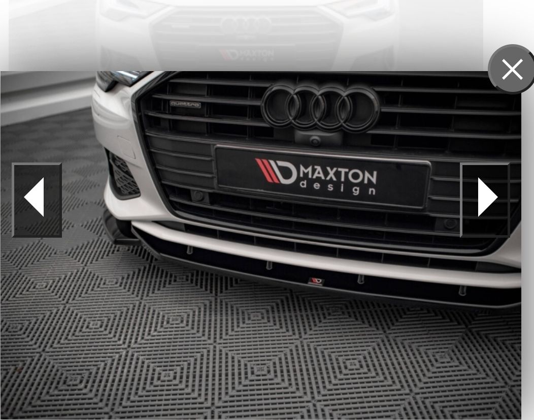 Toutes les pièces auto: Audi A6 Frontspoiler Maxton Design V.1 neu – Neuf avec emballage d'origine à Sargans par zej_zpg8 4