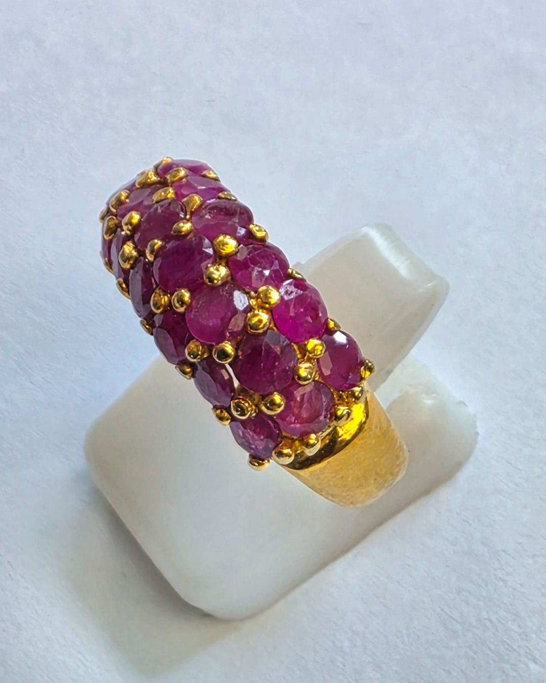 Ringe: Ring mit Rubinen vergoldetes Silber – Neu (gemäss Beschreibung) aus Zürich von adriben 4