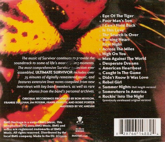 CD: Survivor: Ultimate CD – Nuovo e nell'imballaggio originale da Steinhausen venduto da Vilivinili 1