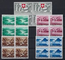 Pro Patria Viererblocks 1953 postfrisch   14824