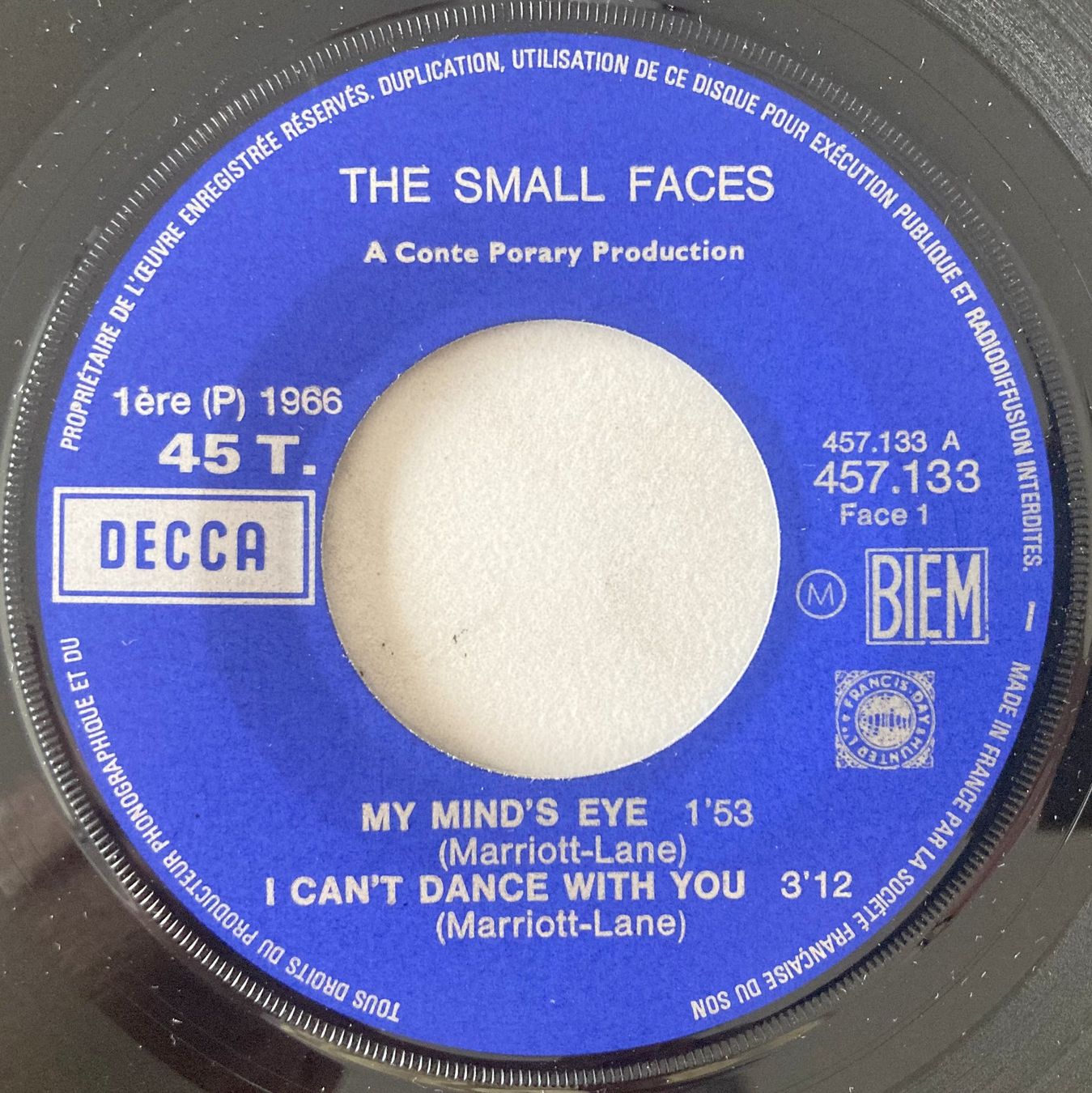 Dischi in vinile: THE SMALL FACES - MY MIND'S EYE – Usato da Bottens venduto da hotter-than-hell 2