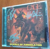 Cage - Science Of Annihilation (Signed front cover)