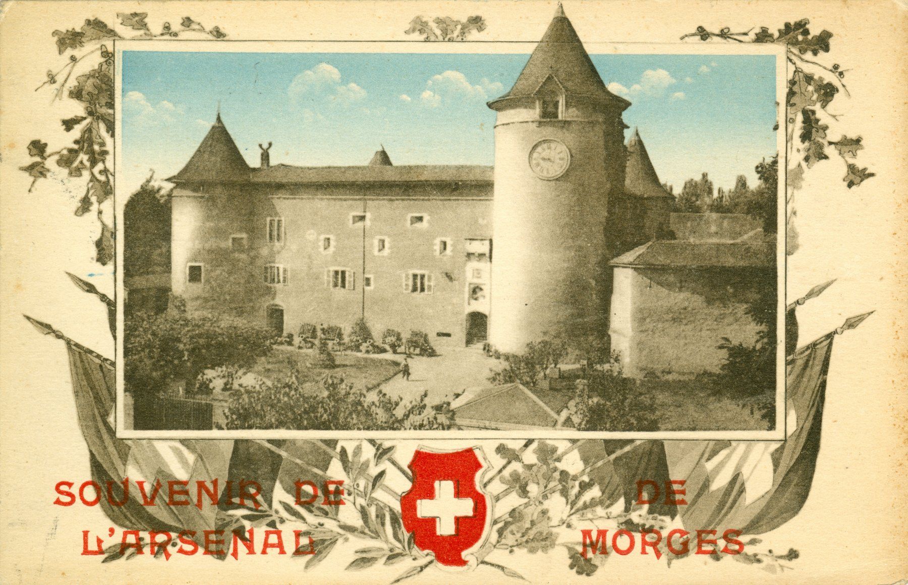 Cartoline postali: Morges - Souvenir de l'Arsenal – Usato da Chavornay venduto da SupraSenna