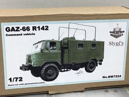 Balaton GAZ-66 R142 Command Vehicle 1/72 Resin Kit BM7224...