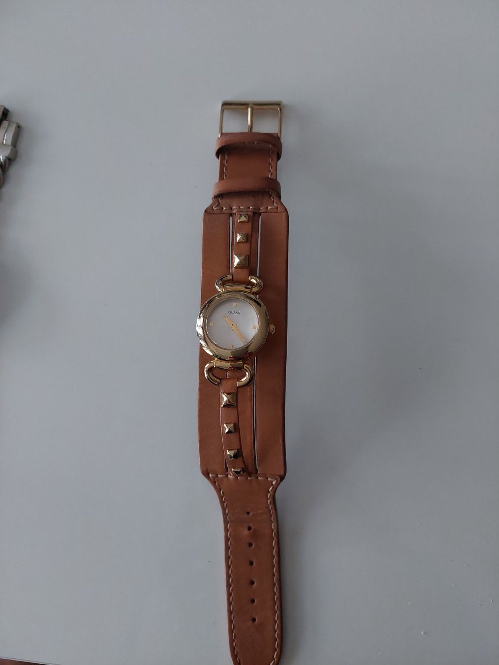 Guess Orologi: Guess Uhr Leder Original – Usato da Worben venduto da AlliaB 1
