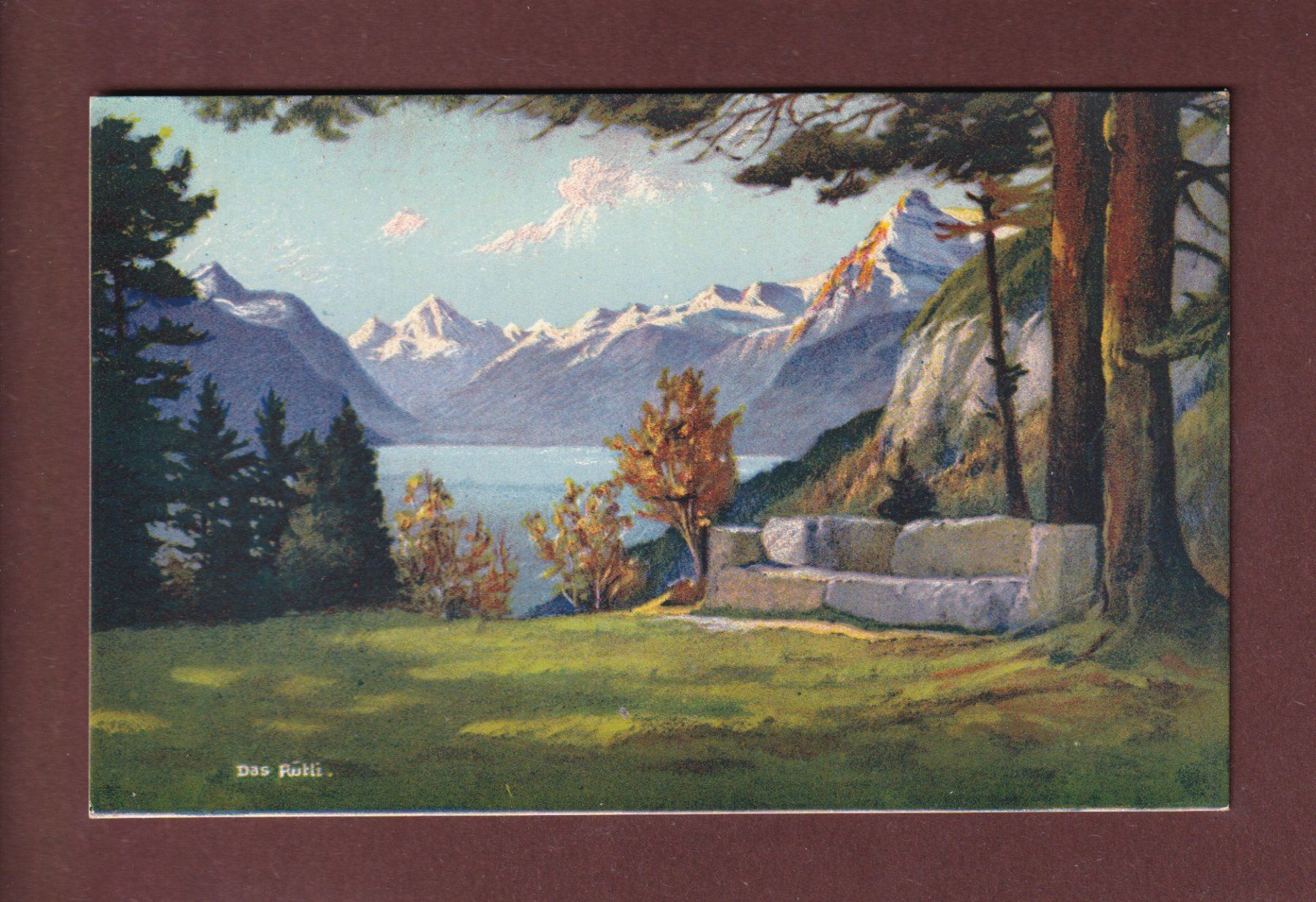 Cartoline postali: Das RÜTLI – Usato da Pully venduto da nicecards-shop