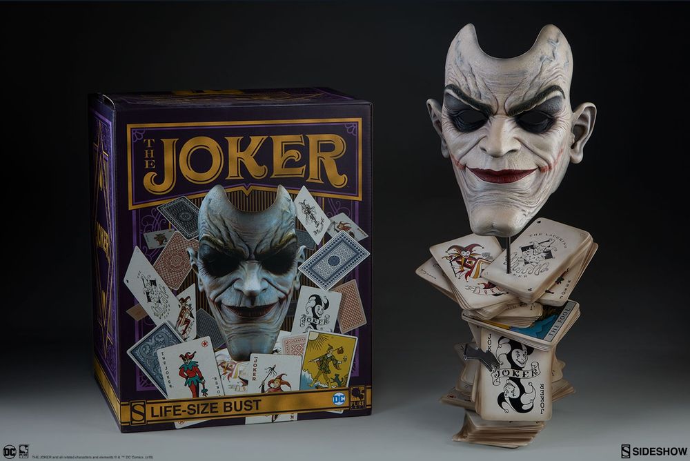 THE JOKER Life-Size Bust by Sideshow Collectibles LE 1000pcs | Kaufen ...