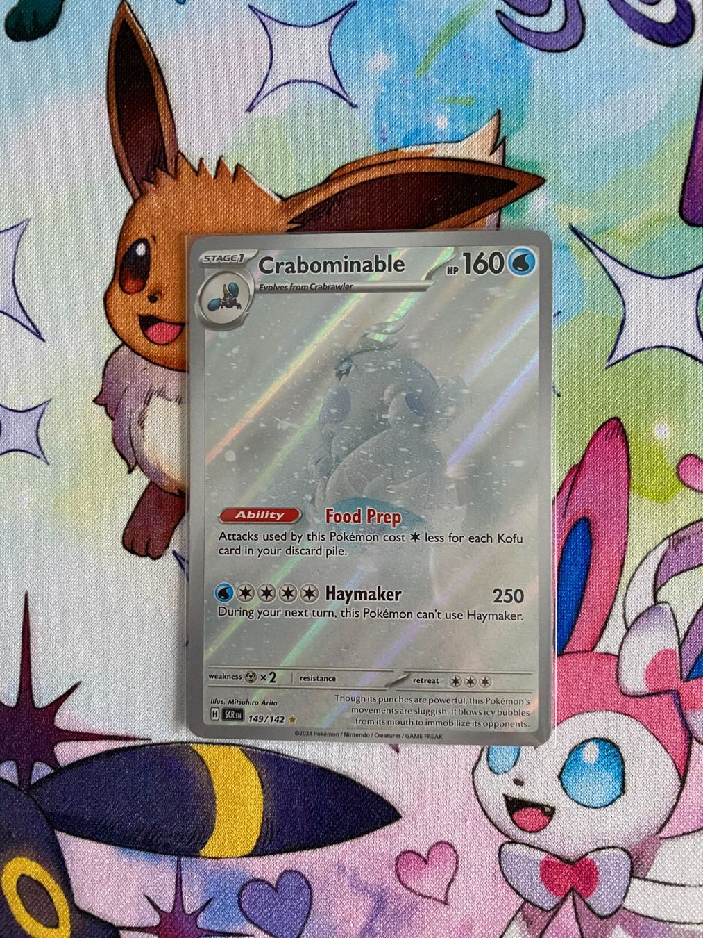 Pokémon Carte collezionabili: Pokemon Crabominable Holo 149/142 SCR – Usato da Grindelwald venduto da TSG-G-Town