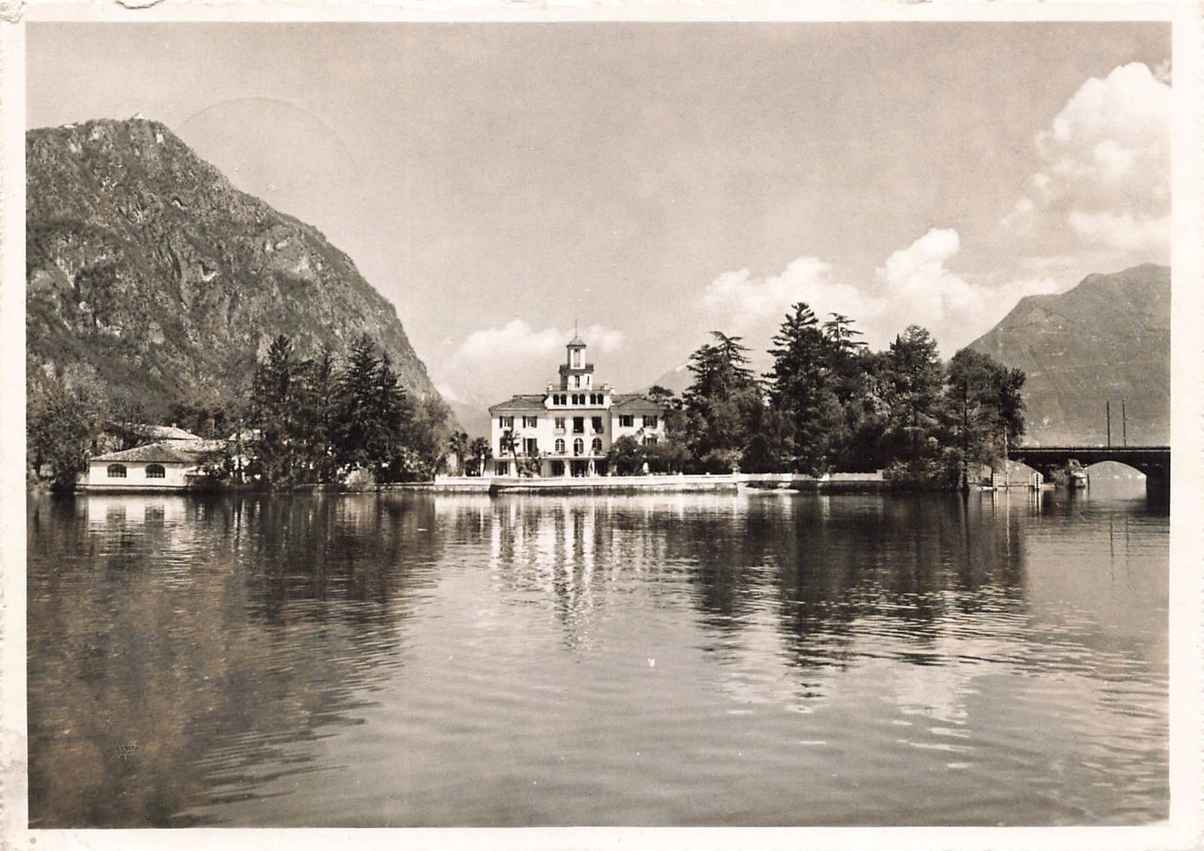 Cartoline postali: Melide la romantica G – Usato da Biasca venduto da Blenio71